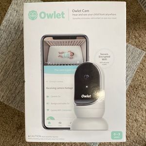 Owlet Cam Baby Monitor - Black and White